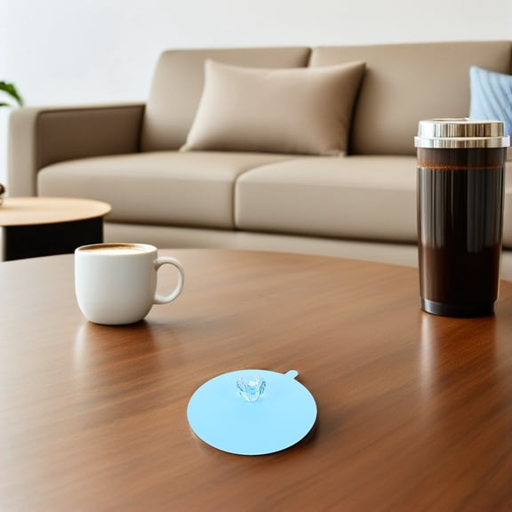 CTIRCHIU 12-Piece Silicone Lid Set for Coffee Mugs, Reusable Covers for Hot & Cold Drinks, Airtight Drink Cup Seals
