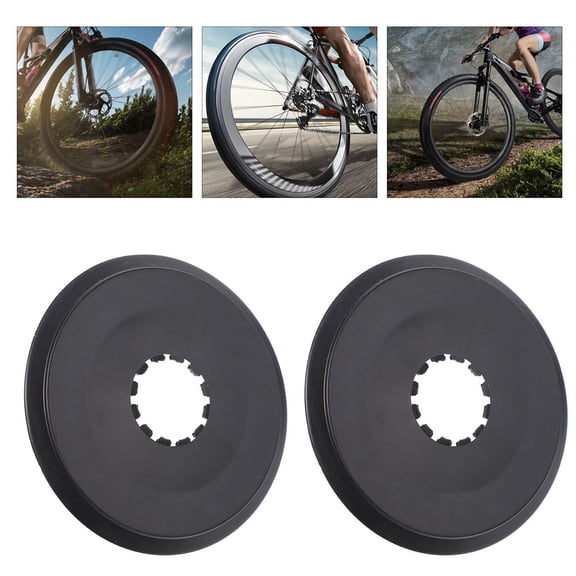 CTIRCHIU 12Pcs Rear Brake Disc Guard Bike Spoke Protector Black for Mountain Bike Durable Protection