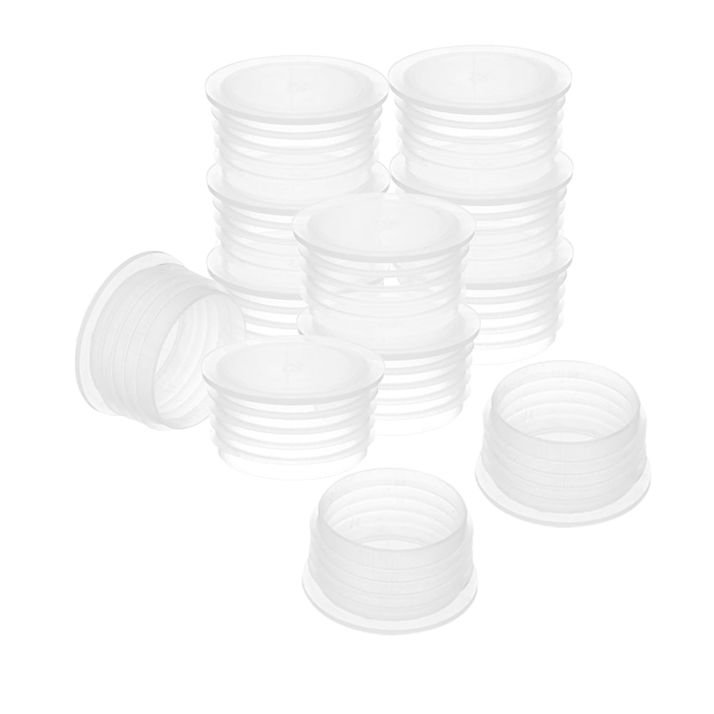 Pot Plug CTIRCHIU 12Pcs Reusable Clear Plastic Round Pot Plugs for Balcony ...