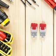 CTIRCHIU 12Pcs Universal Undermount Sink Support Brackets Red Kitchen Fixing Clamps
