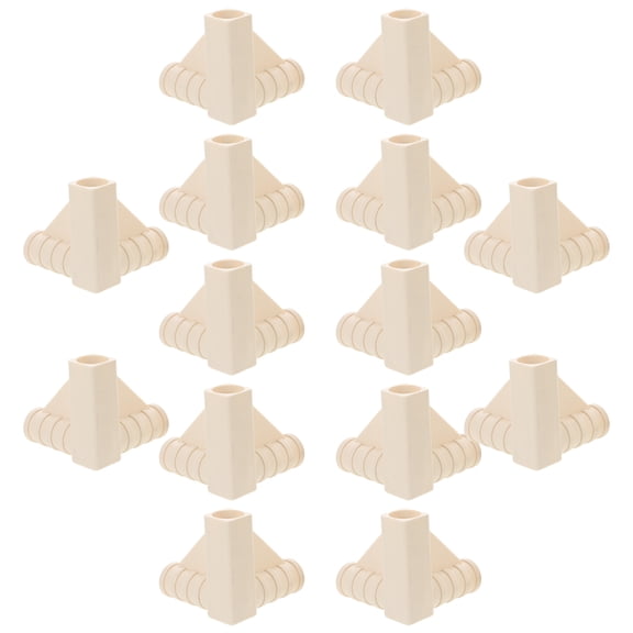 CTIRCHIU 12Pcs Tent Pole T Connectors Plastic Canopy Parts Replacement for Easy Shelter Installation