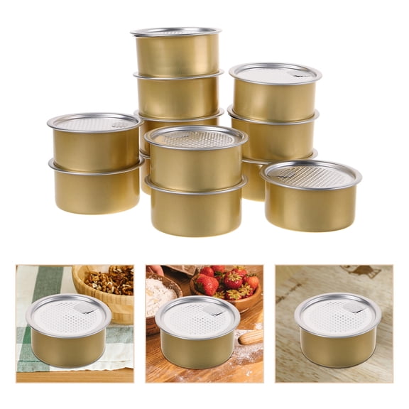 CTIRCHIU Aluminium Cat Food Tins Assorted Color with Lid for Storage