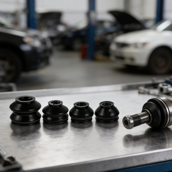CTIRCHIU 14Pcs Black Rubber Tie Rod Dust Boots for Car Front Ball Joint Protection