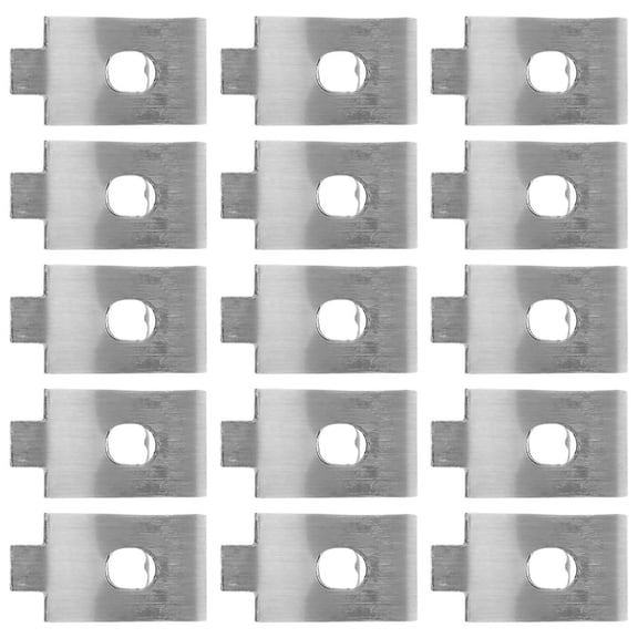 CTIRCHIU 15Pcs Adjustable Metal Shelf Clips Strong Cabinet Support Pegs Ideal for Kitchen and Bathroom