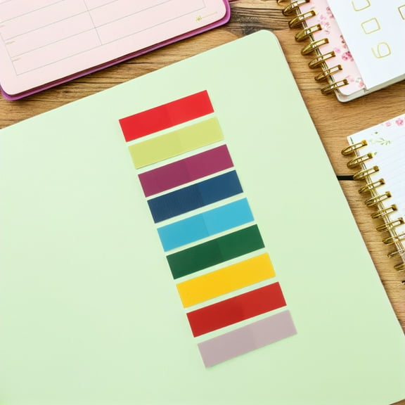 CTIRCHIU Sticky Index Tabs Multicolor Paper for Marking Compact Portable 18Sets