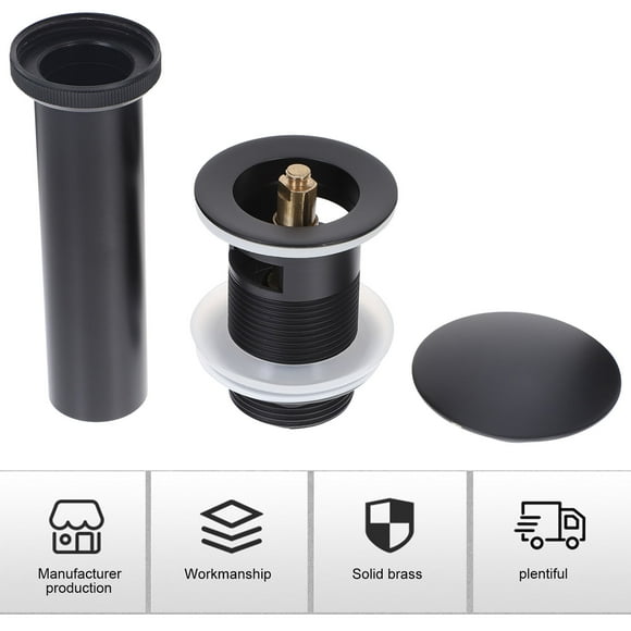 CTIRCHIU 1Pack Copper Bathroom Sink Pop Up Drain for Bathtub Use Round Design 8.3x2.6x2.6in