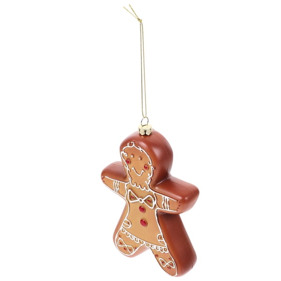CTIRCHIU Gingerbread Man Ornament Acrylic Brown 1Pcs