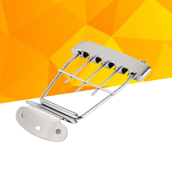 CTIRCHIU 1-Pack Guitar Bridge Replacement Rectangular Tailpiece for Electric and Acoustic Players