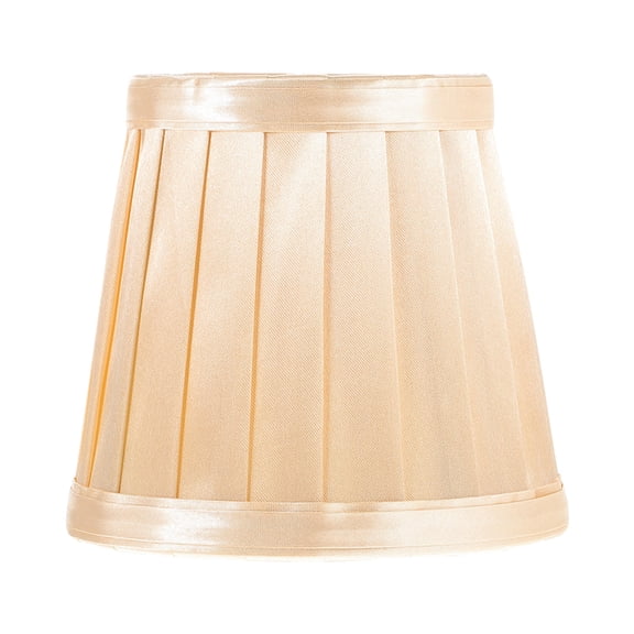 CTIRCHIU 1-Pack Modern European Style Beige Cloth Lampshade Cover with Clamping Design for Wall Lamps in Living Room