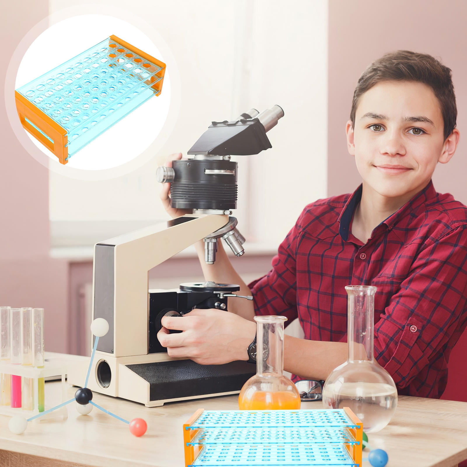 CTIRCHIU Plastic Sample Tube Storage Rack, 1 Pack - Perfect for ...