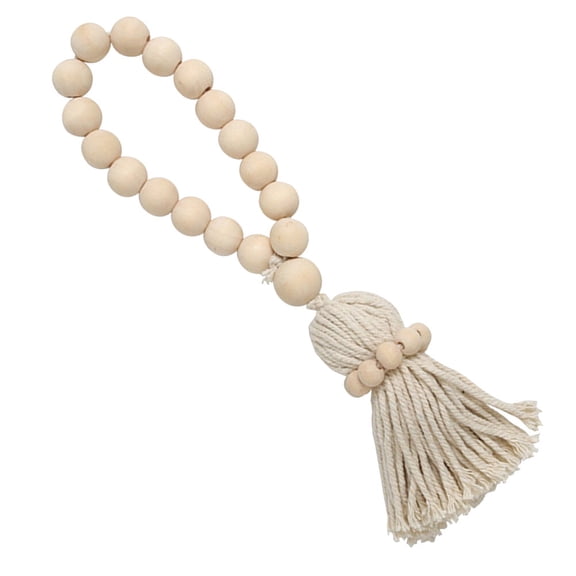 CTIRCHIU 1Pack Rustic Bead Ornaments Tassel String Home Wall Decoration for Women