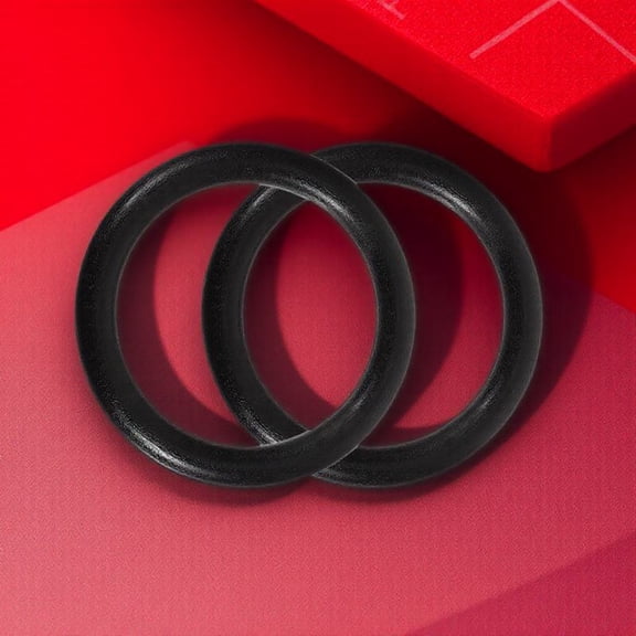 CTIRCHIU 1Pair Black Exercise Rings for Functional Strength Training Perfect for Pullups Pushups Dips