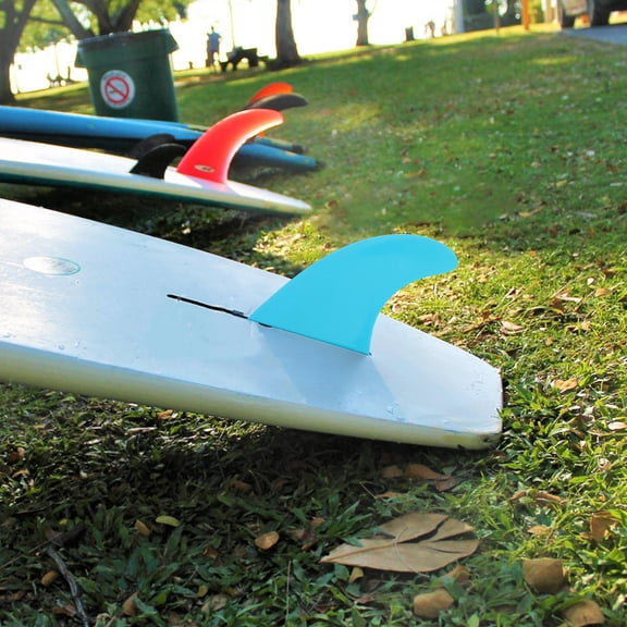 CTIRCHIU Nylon Reinforced Blue Surfboard Fin for Sup, Tight Arc Turns and Balance