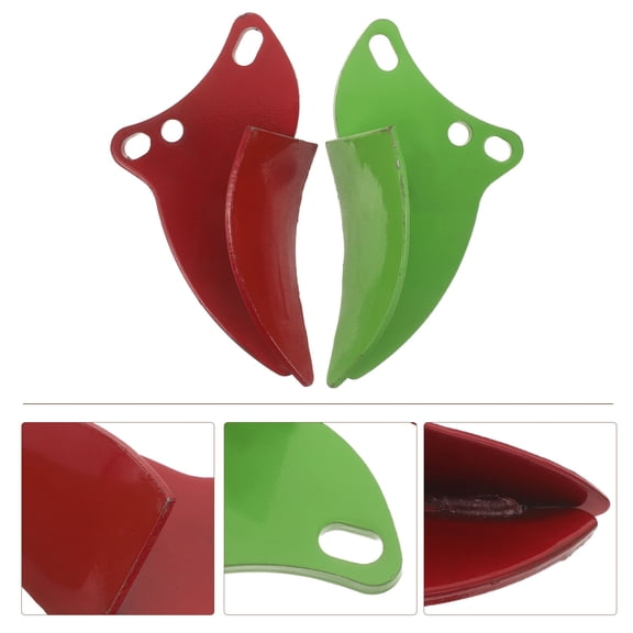 CTIRCHIU 1Pair Durable Steel Side Plow Attachment for Garden Tiller Compatible with Major Tractor Models