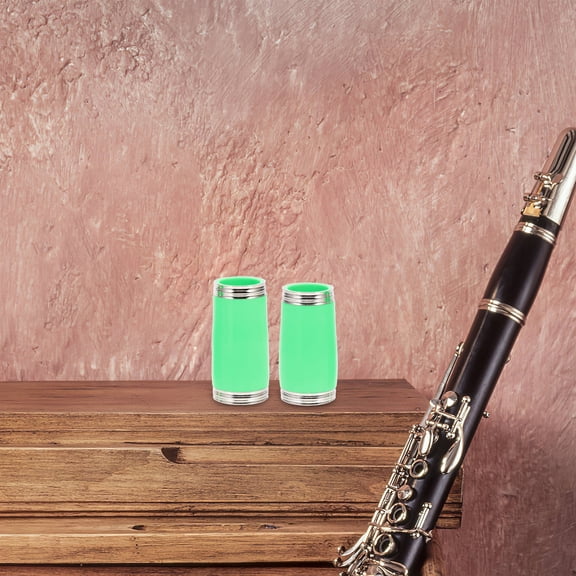 CTIRCHIU Green ABS Clarinet Pitch Pipe Tube Compact Tuning Accessory for Woodwind Instruments, 1 Pair