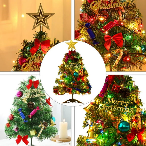 CTIRCHIU 1Pc Christmas Tree Decor with Lights Assorted Color for Living Room Or Bedroom