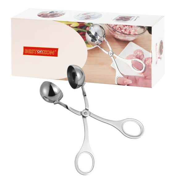 CTIRCHIU Stainless Steel Meat Clip and Meatball Maker, Rice Mold Kitchen Gadget, Cooking Tool for Home Use