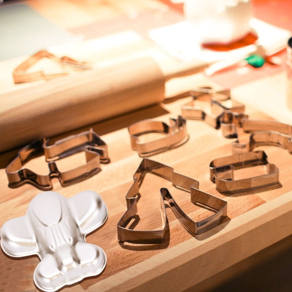 CTIRCHIU 1Pc Silver Airplane Shape Baking Mold Nonstick Aluminum Alloy Cake Baking Tool