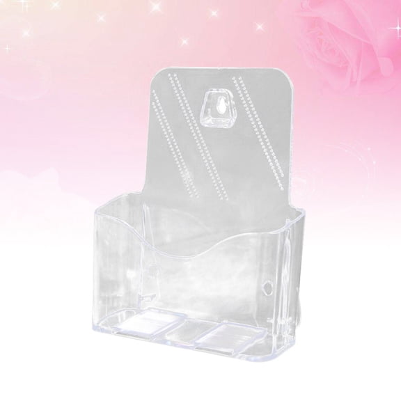 CTIRCHIU 1Pc Transparent Acrylic Document Organizer for Desk Folder Organizer for Office Use