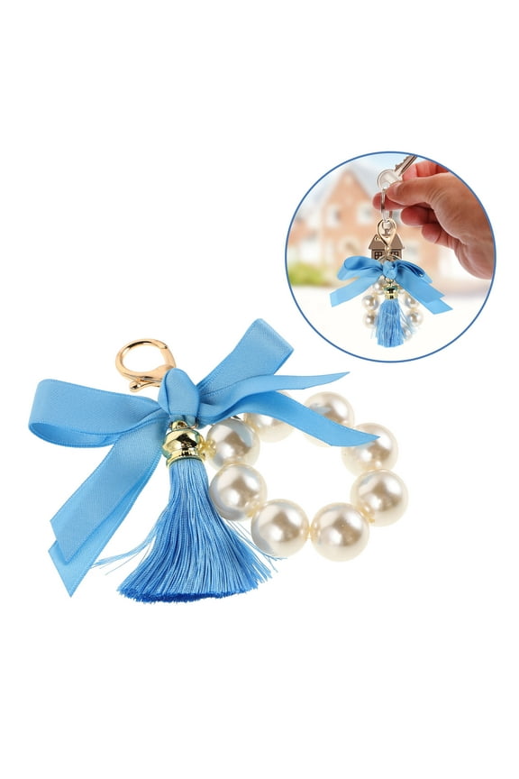 Sky- Bow-Shaped Bag Charm for Handbags and Purses, 1 Piece Stylish Accessory
