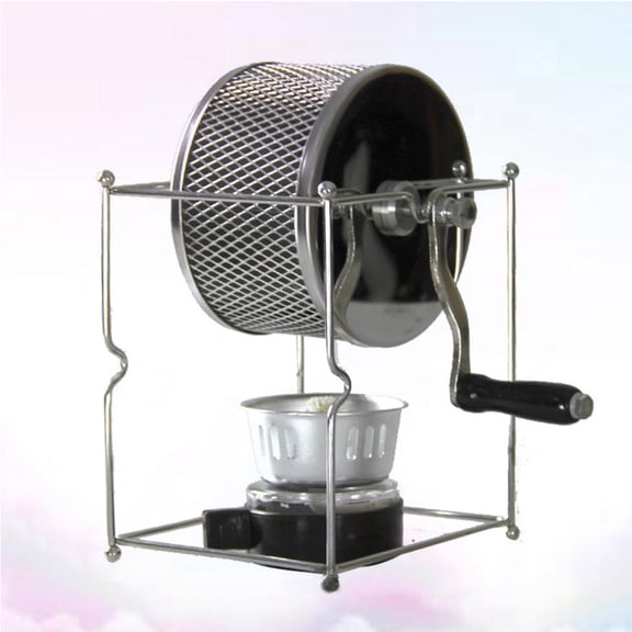 CTIRCHIU Compact Handheld Coffee Grinder Stainless Steel Silver Easy to Clean and Operate