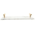 thumbnail image 1 of CTIRCHIU 1Pc White Marble Multifunctional Dessert Tray for Home Serving and Cake Display Storage, 1 of 7