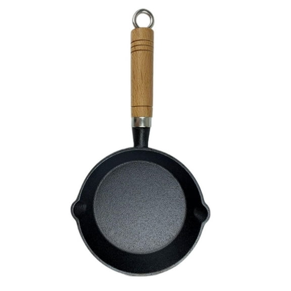 CTIRCHIU 1Pc Black Kitchenware Pan for Camping Hiking and Home with Quick and Even Heating