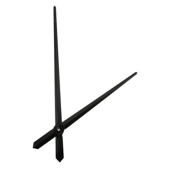 CTIRCHIU 1Set Black DIY Clock Hands Short Elegant Design High Gloss for Clock Replacement and Repair