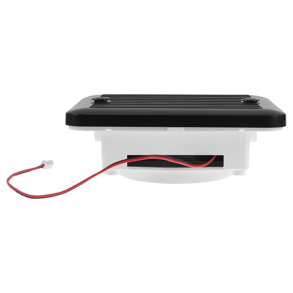 CTIRCHIU 1Set Black Rv Refrigerator Exhaust Fan for Efficient Side Vent Cooling and Airflow Improvement