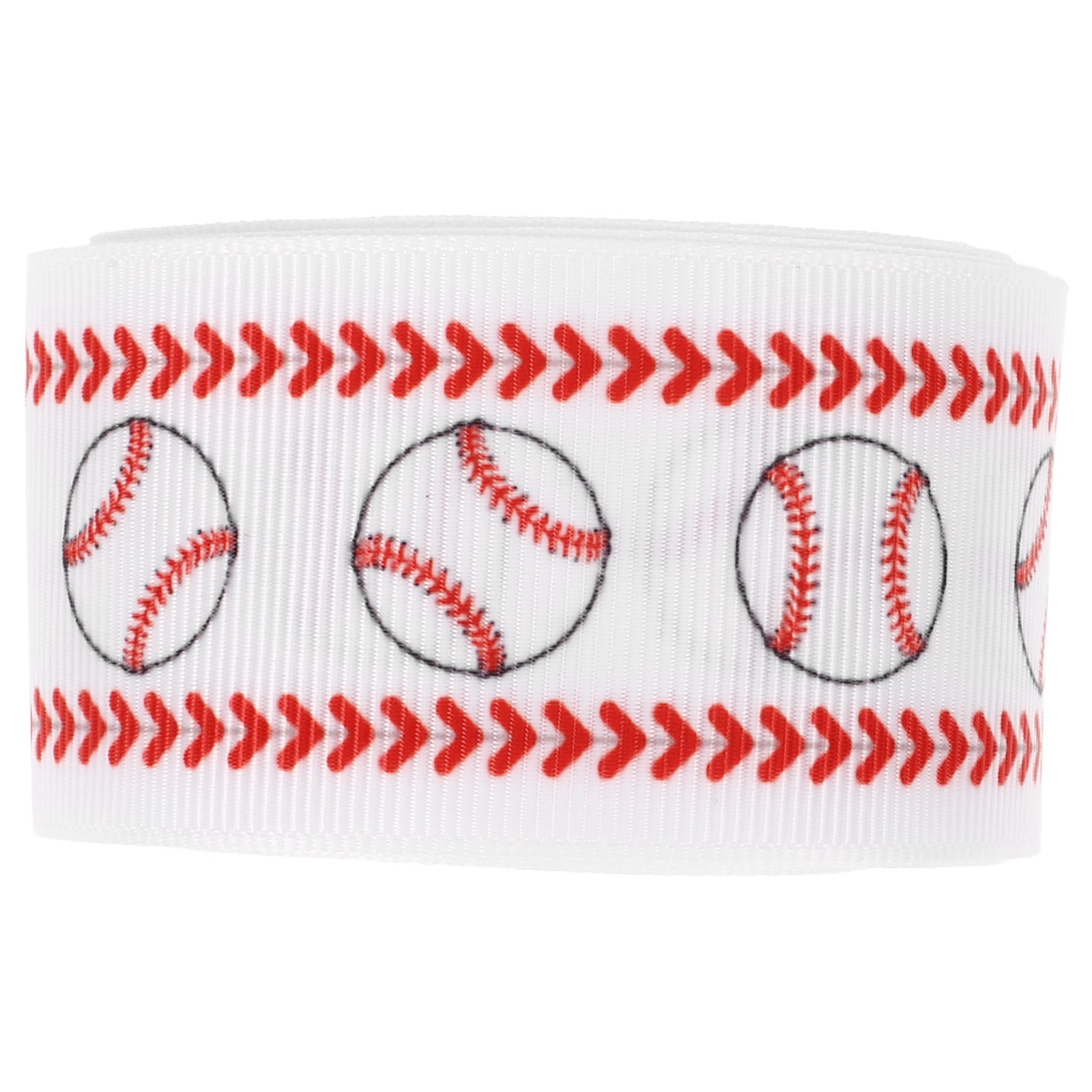 CTIRCHIU Baseball Ribbon for Crafting White Cloth Ribbon Portable ...