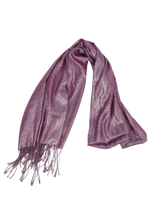 Glitter Scarf For Women Fringe Shawl Wrap Multipurpose 1Pcs 69x29in