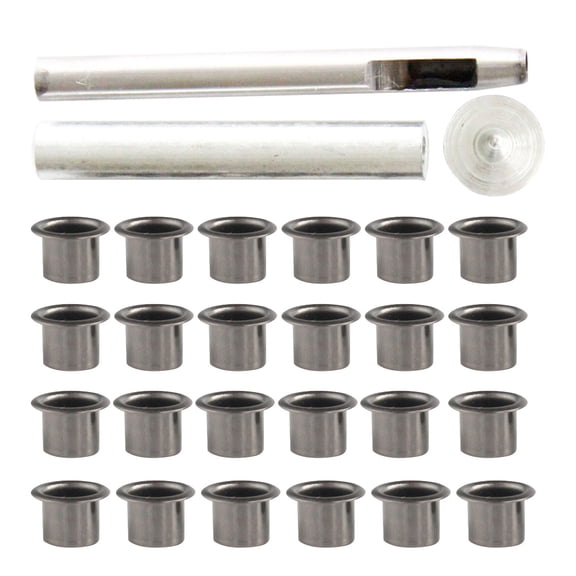 CTIRCHIU 1Set Multipurpose Metal Grommet Eyelet Kit for DIY Craft with Installation Tool Assorted Color
