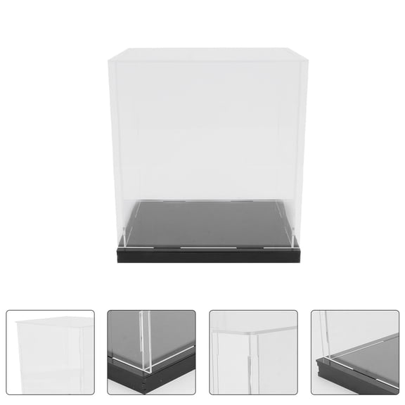 CTIRCHIU Acrylic Cube Organizer Stand Display Case for Projects and Model Storage, 1 Set