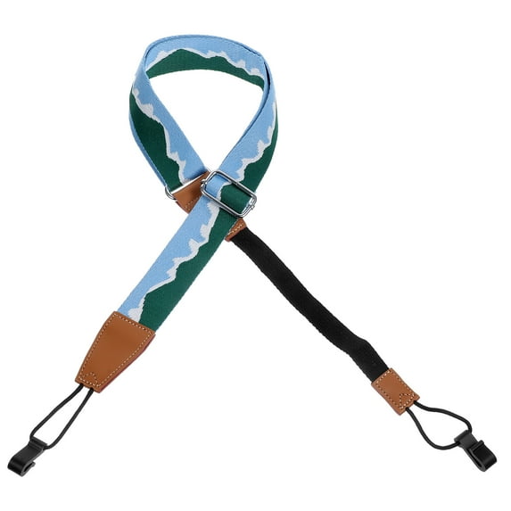 CTIRCHIU Electric Guitar Straps Adjustable Guitar Strap Cowhide Blue 1Pack