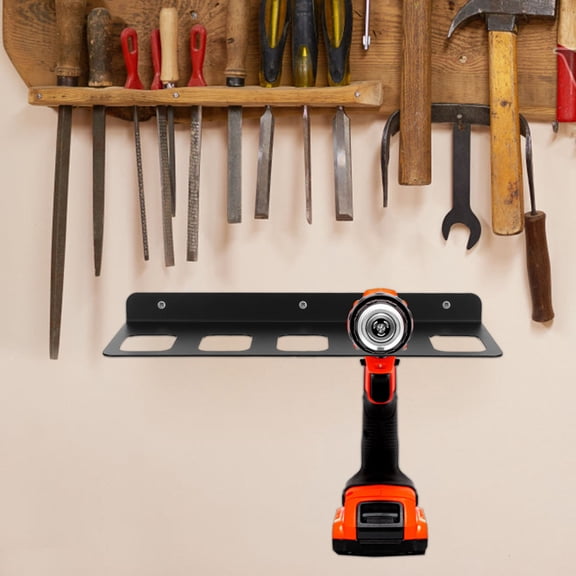 CTIRCHIU 1Set Heavy Duty Garage Wall Mount Tool Organizer with Adjustable Hooks for Home Workshop Storage
