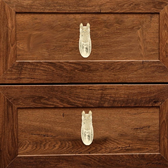CTIRCHIU Stylish Golden Horse Cabinet Knob Easy Install for Wardrobe Dresser