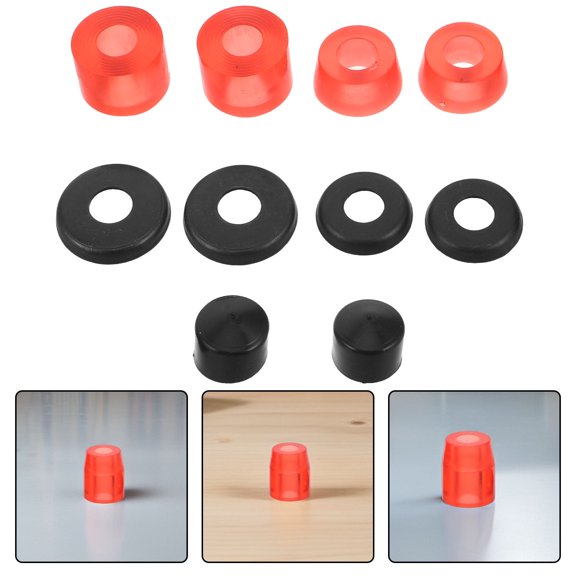 CTIRCHIU 1Set Skateboard Truck Hardware Kit with Shock Absorbing Bushings Pads for Enhanced Ride Comfort