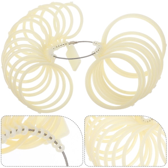 CTIRCHIU 1Set White Wrist Sizer Tool for Bracelet Measurement Quick Easy and Versatile Use