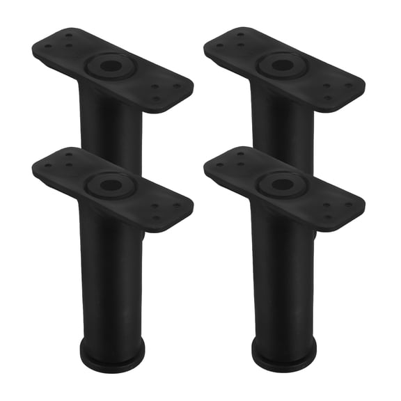 CTIRCHIU 1Sets Adjustable Furniture Legs for Bed Frame with Locking Mechanism Black