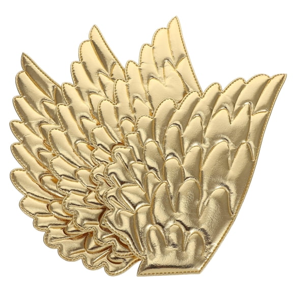 CTIRCHIU 2Pairs Large Angel Wings Applique Fabric Patches for Jackets and Backpacks