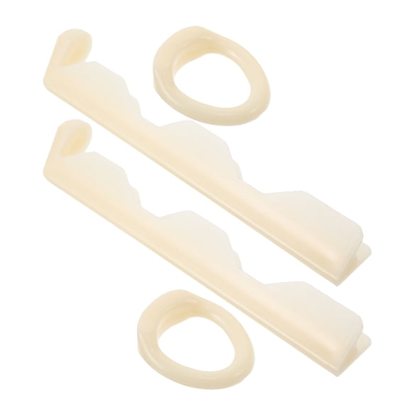 CTIRCHIU 2-Pack Portable Pool Cue Tip Repair Kit with Precision Positioning Clamp for Billiards, Beige Color Included
