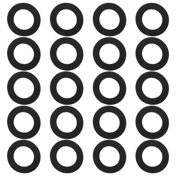 CTIRCHIU 20Pcs Black Subwoofer Surround Ring Replacement for Speaker Repair with Durable Weatherproof Construction