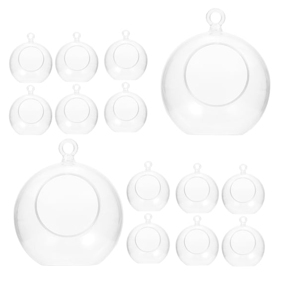 CTIRCHIU 20Pcs Hollow Clear Fillable Balls Plastic Baubles for Versatile Event and Home Decor