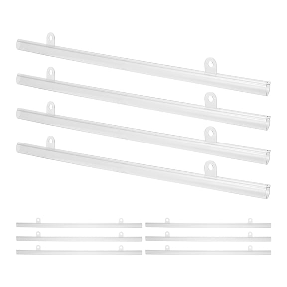 CTIRCHIU 20Pcs PVC Poster Hanging Rod with Easy Clip Installation for Posters Maps and Banner Display