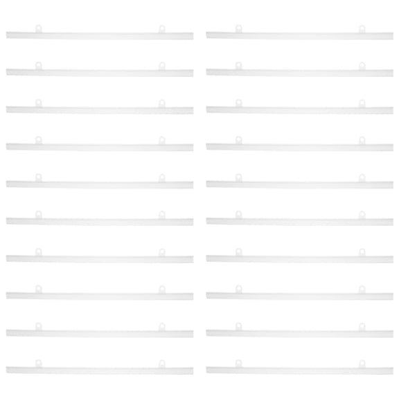 CTIRCHIU 20Pcs PVC Poster Hanging Rod for Stable Banner Support in Commercial and Retail Environments