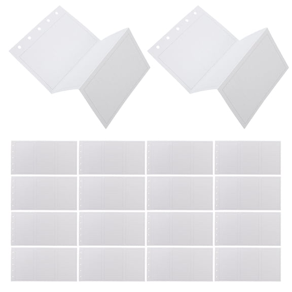 CTIRCHIU 20Pcs Small Refillable Notepad Inserts with Ruled Paper for Office Binder