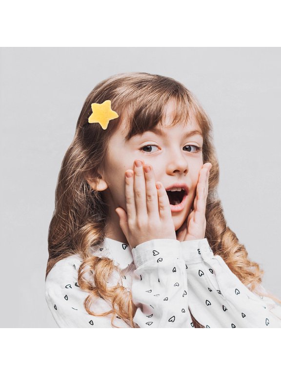 20-Pack Star Hair Clips in Assorted Colors, Cute Decorative Hair Accessories for Styling and Everyday Use