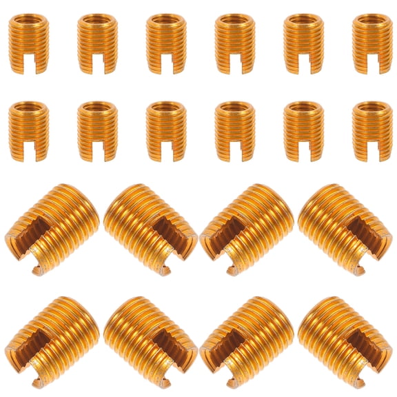 CTIRCHIU 20Pcs Thread Reinforce Repair Tool Golden Threaded Bolt Fastener for High Stress Applications