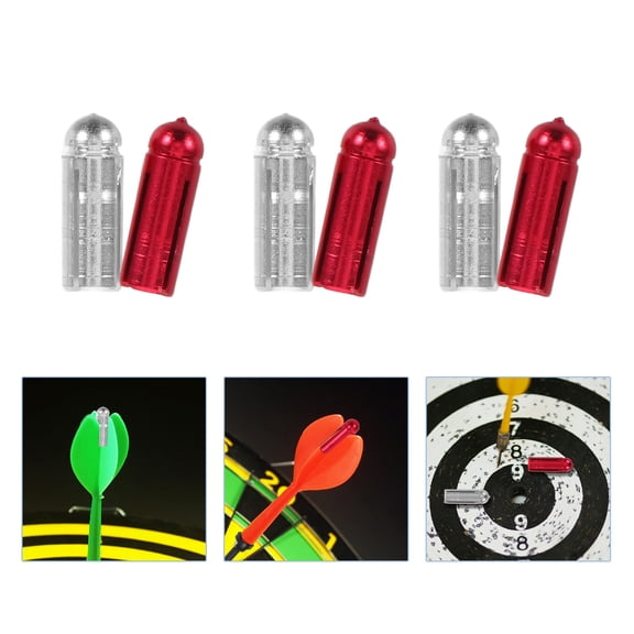 CTIRCHIU 20Pcs Portable Aluminum Alloy Dart Flight Savers for Competitive Game Protection