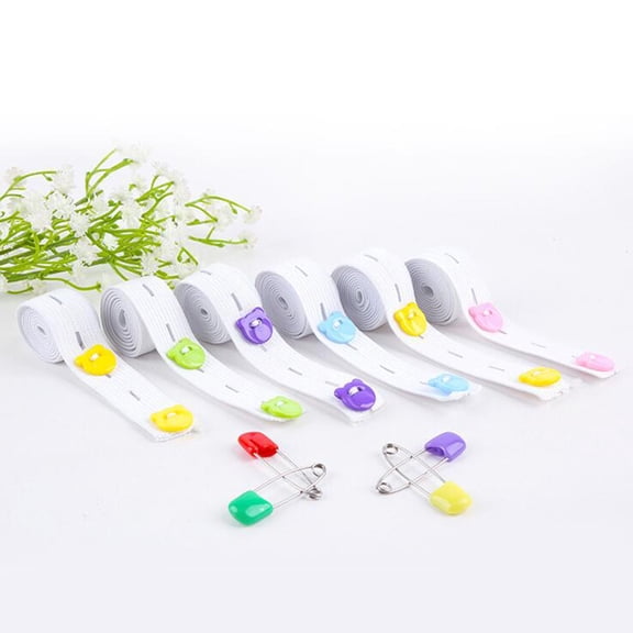 CTIRCHIU Nappy Buckle Fasteners Infant Diaper Tape Elastic Material 20pcs